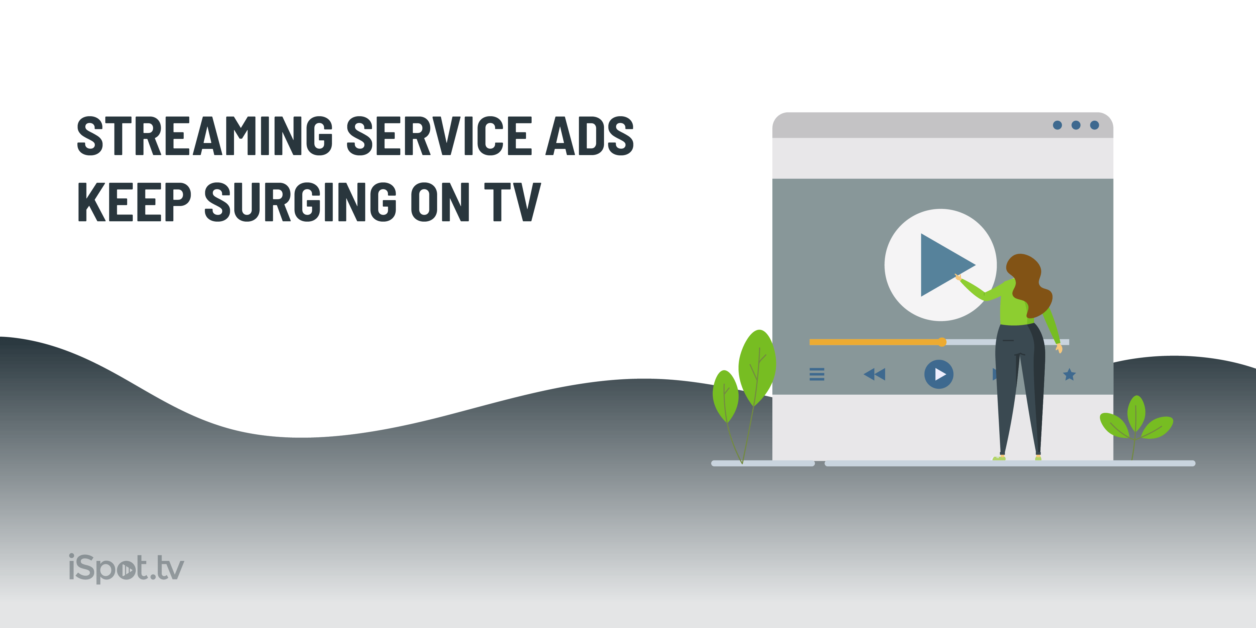 Streaming Service Ads Keep Surging on TV